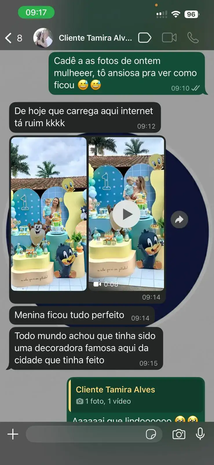 Depoimento de cliente
