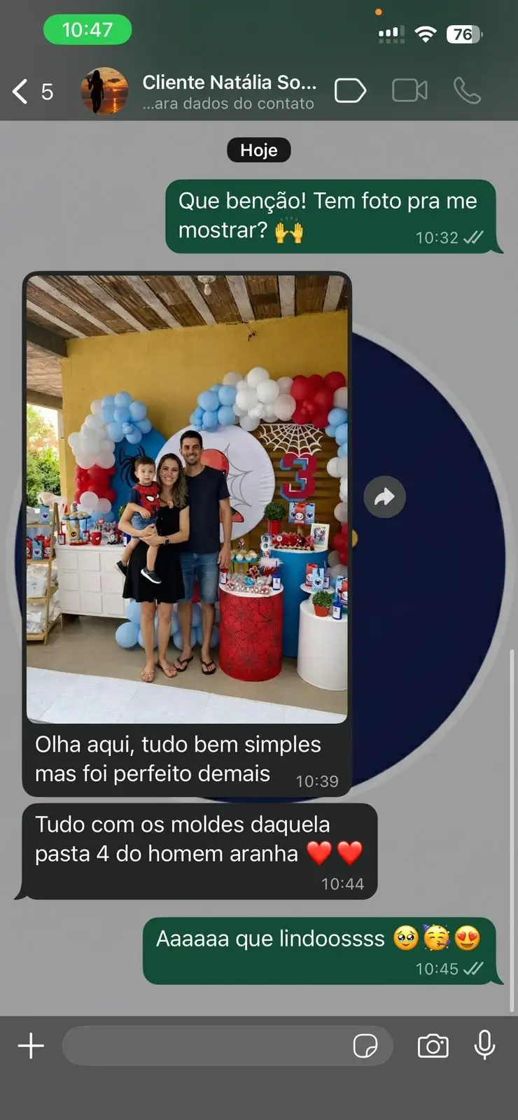 Depoimento de cliente