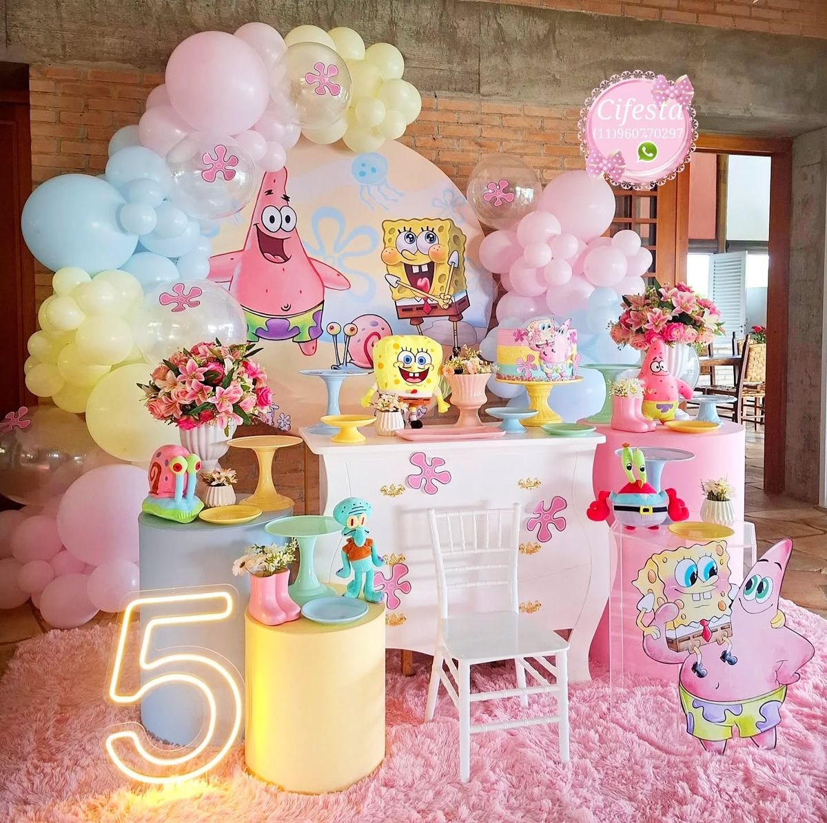 Festa infantil decorada